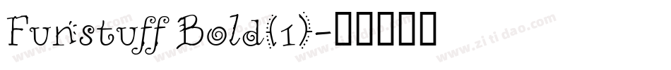 Funstuff Bold(1)字体转换